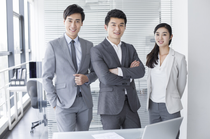 Portrait of young Chinese business person